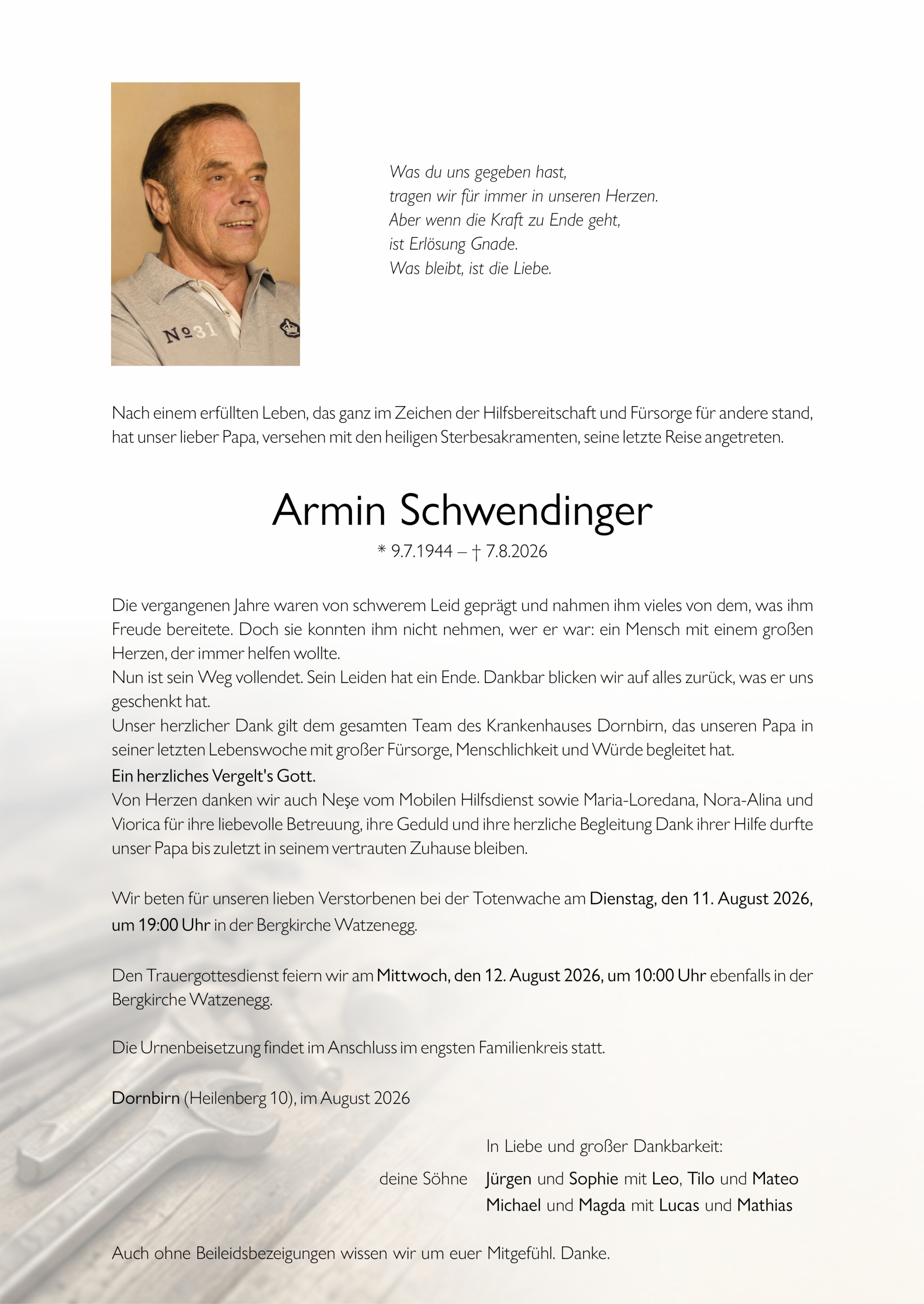 Armin Schwendinger